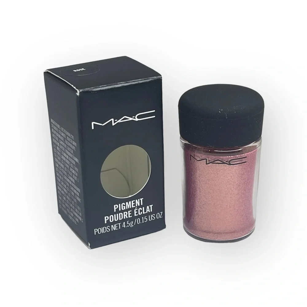 new MAC Cosmetics 𖦹 Pigment Powder 𖦹 Rose Pink 𖦹 Face Lips Eyes 𖦹 Wet Dry 𖦹